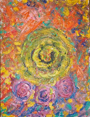 Spiral of life - Acrylic Painting