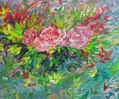 Flowers-Acrylic Painting