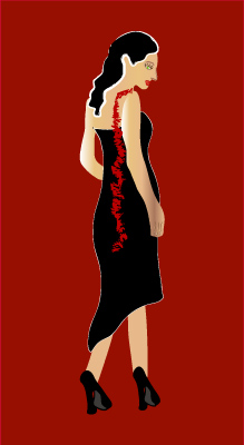 Black Dress - Graphic Design with Adobe Illustrator