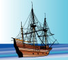 Mayflower - Graphic with Adobe Illustrator