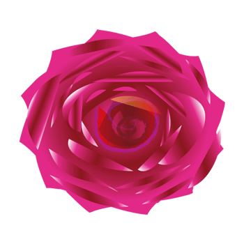 Red Rose Version II - Graphic Design with Adobe Illustrator