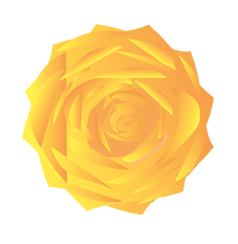 Yellow Rose - Graphic Design with Adobe Illustrator