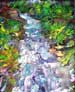 Waterfall-acrylic painting